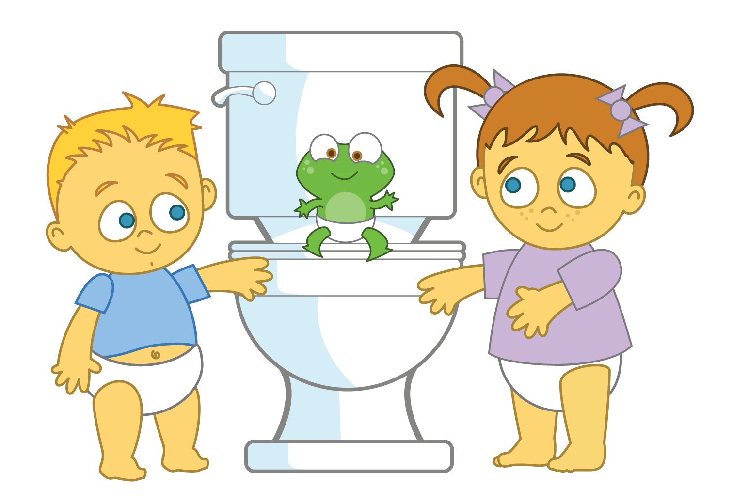 Potty Time characters